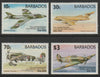 Barbados 1993 75th Anniversary of Royal Air Force perf set of 4 unmounted mint SG 991-94