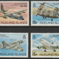 Falkland Islands 1993 75th Anniversary of Royal Air Force perf set of 4 unmounted mint SG 676-79