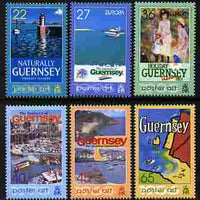 Guernsey 2003 Europa - Poster Art perf set of 6 values unmounted mint SG 991-6