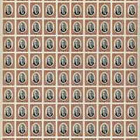 Grenada 1951 KG6 1/2c complete sheet of 100 unmounted mint, SG172 (sheet will be folded through central perfs)