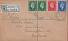 Great Britain 1937 KG6 1/2d (2), 1d & 2.5d on reg envelope with first day cancels. Note I have a small quantity of these covers so the one you receive may not be identical to the one illustrated