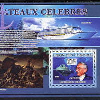 Comoro Islands 2009 Famous Ships perf s/sheet unmounted mint Michel BL 497