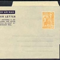 Aerogramme - Gold Coast KG6 6d air letter form unused, light diagonal crease