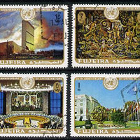 Fujeira 1970 United Nations 25th Anniversary cto set of 4, Mi 505-508*