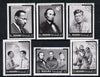 Manama 1968 Human Rights (Kennedy, Lincoln, Martin Luther King, etc) cto set of 6 (Mi 99-104)