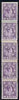 St Lucia 1938-48 KG6 1d violet perf 14.5 x 14 coil strip of 5 with coil join, one stamp folded over for display, superb unmounted mint. as SG 129