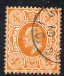 Great Britain 1902-13 KE7 4d orange find cds used