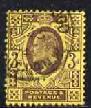 Great Britain 1902-13 KE7 3d purple/yellow find cds used