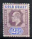 Gold Coast 1902 KE7 Crown CA 2.5d mounted mint SG41