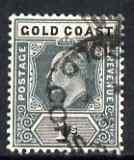 Gold Coast 1902 KE7 Crown CA 1s used SG44