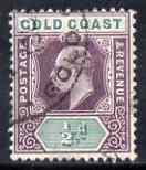 Gold Coast 1904-06 KE7 MCA 1/2d mounted mint SG49