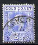 Gold Coast 1907-13 KE7 MCA 2.5d blue used SG62