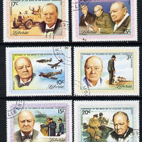 Liberia 1974 Churchill Centenary set of 6 cto used, SG 1219-24*