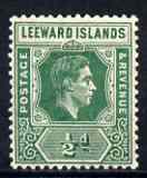 Leeward Islands 1938-51 KG6 1/2d emerald mounted mint SG96