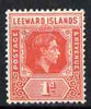 Leeward Islands 1938-51 KG6 1d scarlet (Die B) mounted mint SG99