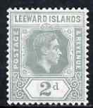 Leeward Islands 1938-51 KG6 2d grey mounted mint SG103/a