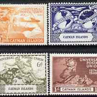 Cayman Islands 1949 KG6 75th Anniversary of Universal Postal Union set of 4 mounted mint, SG131-34