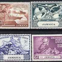 Jamaica 1949 KG6 75th Anniversary of Universal Postal Union set of 4 mounted mint, SG145-48