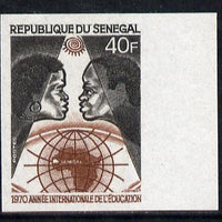 Senegal 1970 International Education Year,40f unmounted mint imperf colour trial (several different colours available but price is for ONE) as SG 444