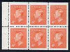 Canada 1949-51 KG6 4c vermilion Booklet pane of 6 unmounted mint SG417ba