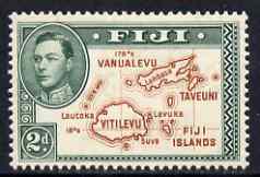 Fiji 1938-55 KG6 2d P13.5 (die I without 180) mounted mint SG 253