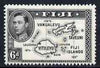 Fiji 1938-55 KG6 6d black P12 (die II with 180) mounted mint SG 261b