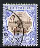 Bermuda 1906 KE7 Dry Dock 2 1/2d brown & ultramarine fine used, SG 40