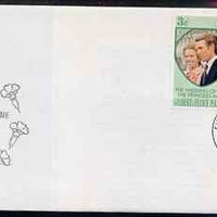 Gilbert & Ellice Islands 1973 Royal Wedding set of 2 on commem cover with first day cancel