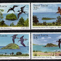 St Lucia 1985 Nature Reserves set of 4 (SG 820-23) unmounted mint