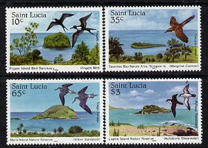 St Lucia 1985 Nature Reserves set of 4 (SG 820-23) unmounted mint