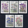 Russia 1995 Wild Flowers set of 5 unmounted mint, SG 6529-33