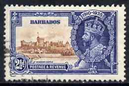 Barbados 1935 KG5 Silver Jubilee 2.5d used SG 243