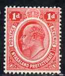 Nyasaland 1908-11 KE7 1d MCA mtd mint SG 74