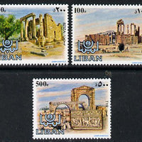 Lebanon 1984 Temple Ruins set of 3, SG 1299-1301