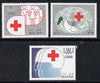 Lebanon 1988 Red Cross set of 3 unmounted mint, SG 1308-10