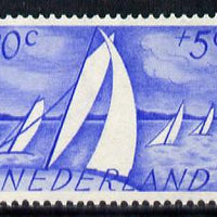 Netherlands 1949 Scouts Cultural Fund 20c + 5c (Yachts) SG 683