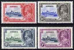 Jamaica 1935 KG5 Silver Jubilee perf set of 4 mounted mint, SG 114-7