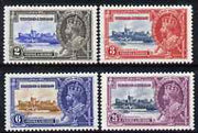 Trinidad & Tobago 1935 KG5 Silver Jubilee perf set of 4 lightly mounted mint, SG 239-42