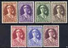 Belgium 1931 Anti-TB fund set of 7 fresh mounted mint, SG 593-99