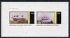 Bernera 1982 Paintings of Tall Ships (HMS Victory) imperf,set of 2 values (40p & 60p) unmounted mint