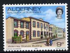 Guernsey - Alderney 1983-93 State's Building 9p unmounted mint SG A3