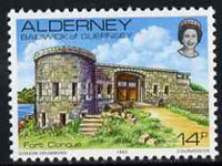 Guernsey - Alderney 1983-93 Fort Clonque 14p unmounted mint SG A8