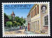 Guernsey - Alderney 1983-93 Old Tower, St Anne 16p unmounted mint SG A10