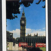 Bernera 1982 London Landmarks (Houses of Parliament & Big Ben) imperf souvenir sheet (£1 value) unmounted mint