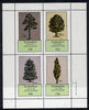 Eynhallow 1982 Trees (Silver Birch, Horse Chestnut, Spruce, Poplar) perf,set of 4 values (10p to 75p) unmounted mint