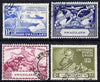 Swaziland 1949 KG6 75th Anniversary of Universal Postal Union set of 4 cds used SG 48-51