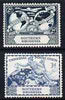 Southern Rhodesia 1949 KG6 75th Anniversary of Universal Postal Union set of 2 mounted mint, SG 68-9