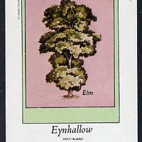 Eynhallow 1982 Trees (Elm) imperf deluxe sheet (£2 value) unmounted mint