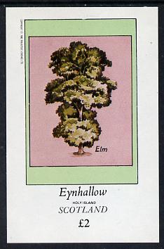 Eynhallow 1982 Trees (Elm) imperf deluxe sheet (£2 value) unmounted mint