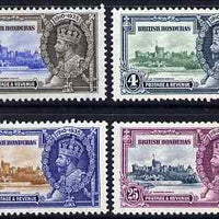 British Honduras 1935 KG5 Silver Jubilee set of 4, mounted mint SG 143-6